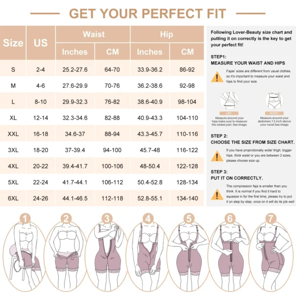 Colombianas Shaper High Waist Trainer Body Shapewear - Image 6