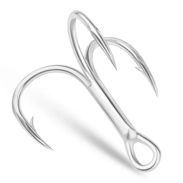 Treble Hooks Saltwater Fishing Hooks High-Carbon Steel Fishhooks - Image 5