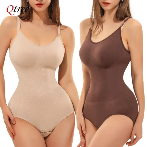 Plus Size Bodysuit Shapewear Women's Tummy Control Shaping One-piece Underwear