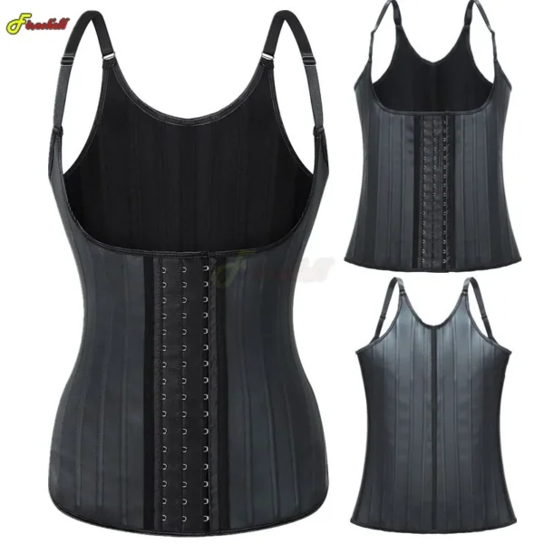 Women Latex Waist Trainer Shapers Corset