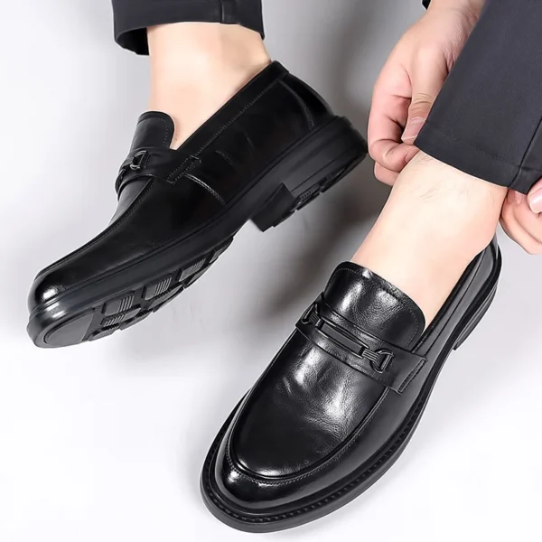 Luxury Leather Men Shoes for Wedding and Business - Image 6