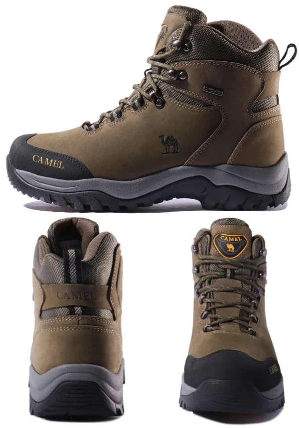 Waterproof Hiking Shoes Men and Women Outdoor Anti-Slip Climbing Trekking Shoes - Image 4