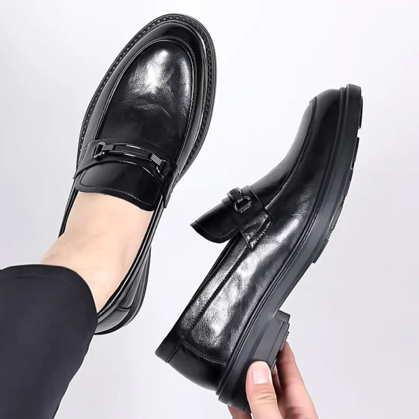 Luxury Leather Men Shoes for Wedding and Business - Image 4