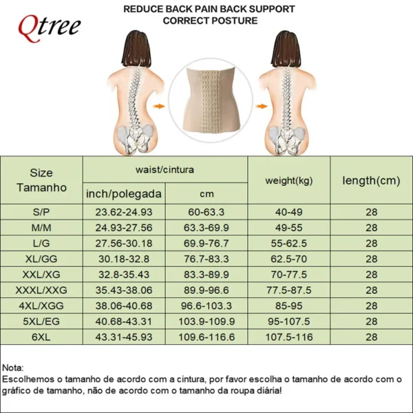 Slimming Waist Trainer Belt Shapewear Women Belly Cincher Body Shaper - Image 2