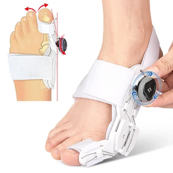 Bunion Corrector Unisex Foot Hallux Valgus Braces Rotatable Toe Separator