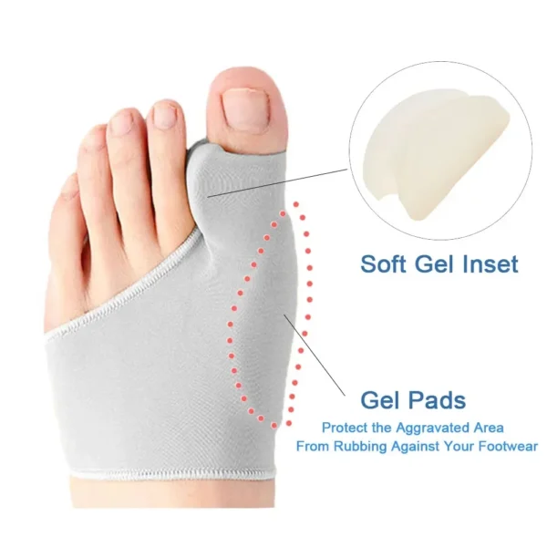 Toe Separator Hallux Valgus Bunion Corrector Orthotics Feet Bone Thumb Adjuster - Image 2
