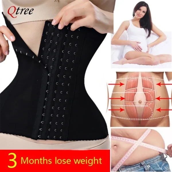 Slimming Waist Trainer Belt Shapewear Women Belly Cincher Body Shaper - Image 3