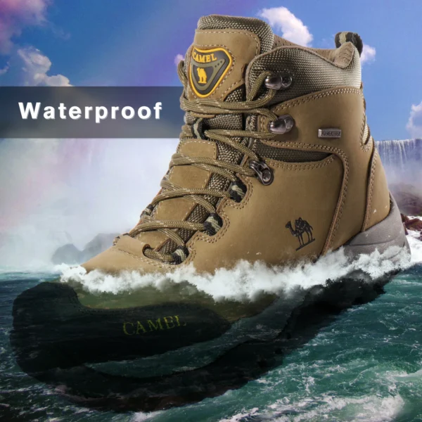 Waterproof Hiking Shoes Men and Women Outdoor Anti-Slip Climbing Trekking Shoes - Image 2