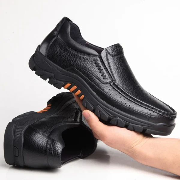 Genuine Leather Loafers Soft Casual Shoes - Image 2