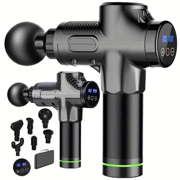Fascial Massage Gun Electric Percussion Massager Body Neck Back Deep Tissue Muscle Relaxation Fitness Tool