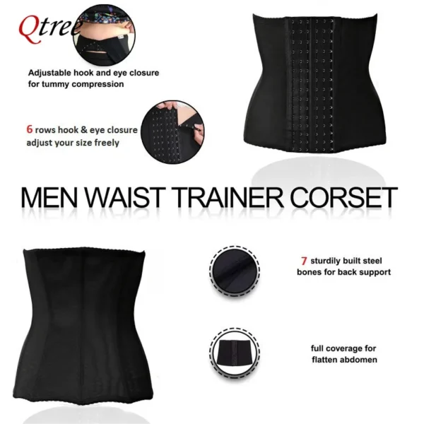 Slimming Waist Trainer Belt Shapewear Women Belly Cincher Body Shaper - Image 4
